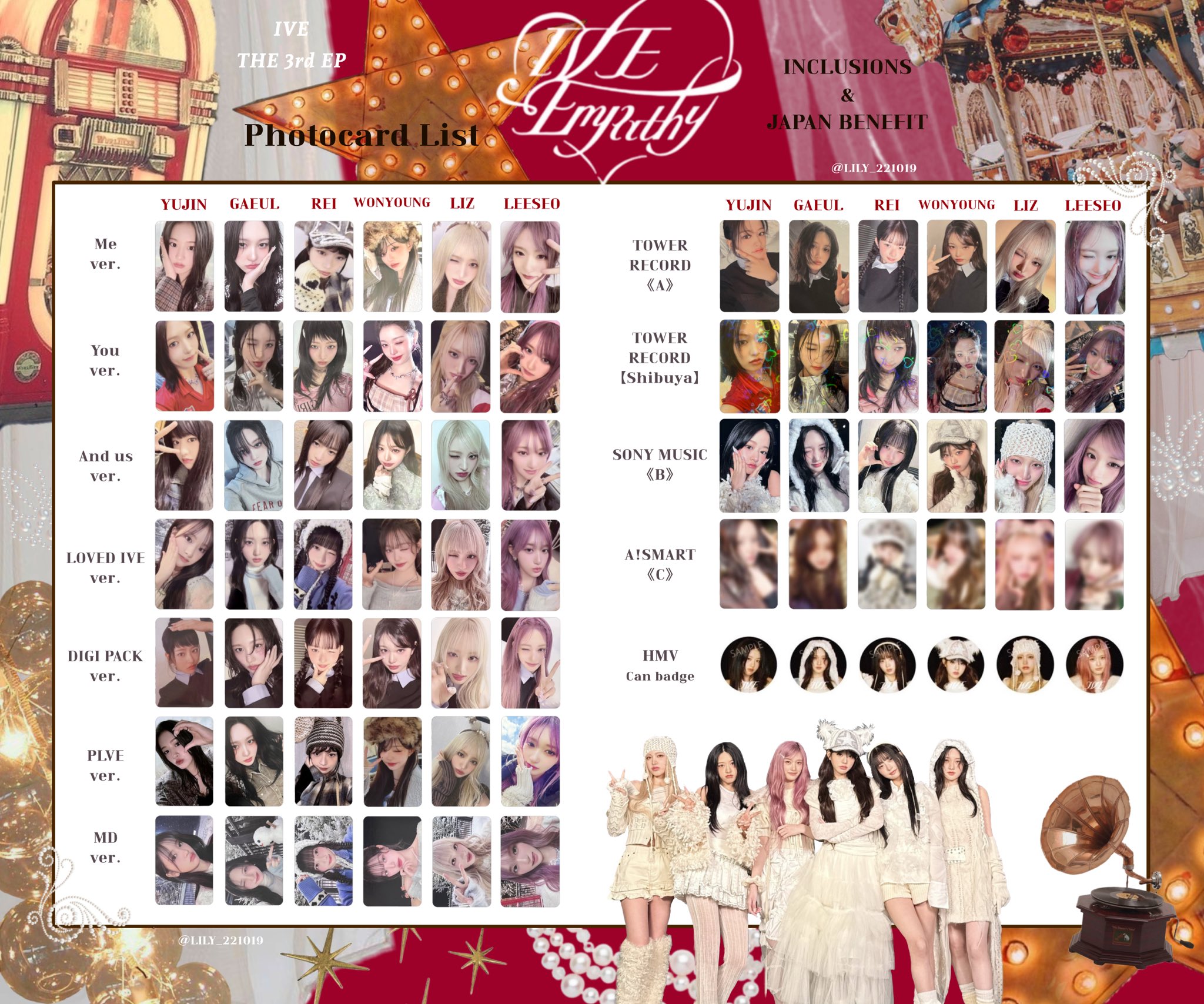 IVE トレカ 6種 ×5 大阪 オフイベ 9.24 Be Alright IVE トレカ6種×5