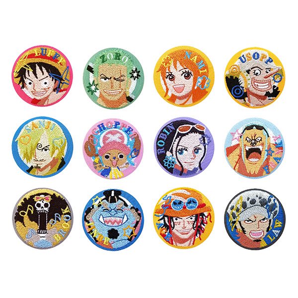 ワンピース ONE PIECE 麦わらストア中国限定 ルフィ ロー ゾロ バッジ