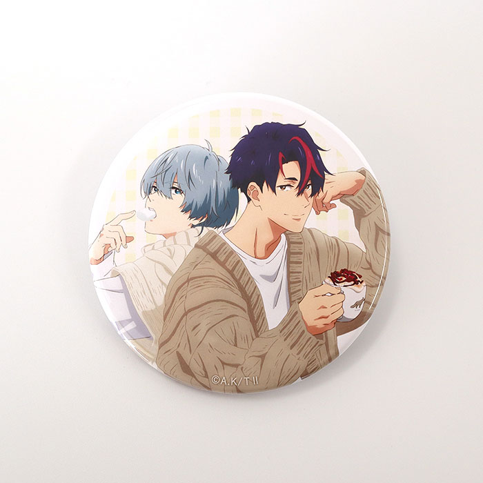 ツルネ －つながりの一射－ 新商品】 「ビッグ缶バッジ【永亮＆晃士郎