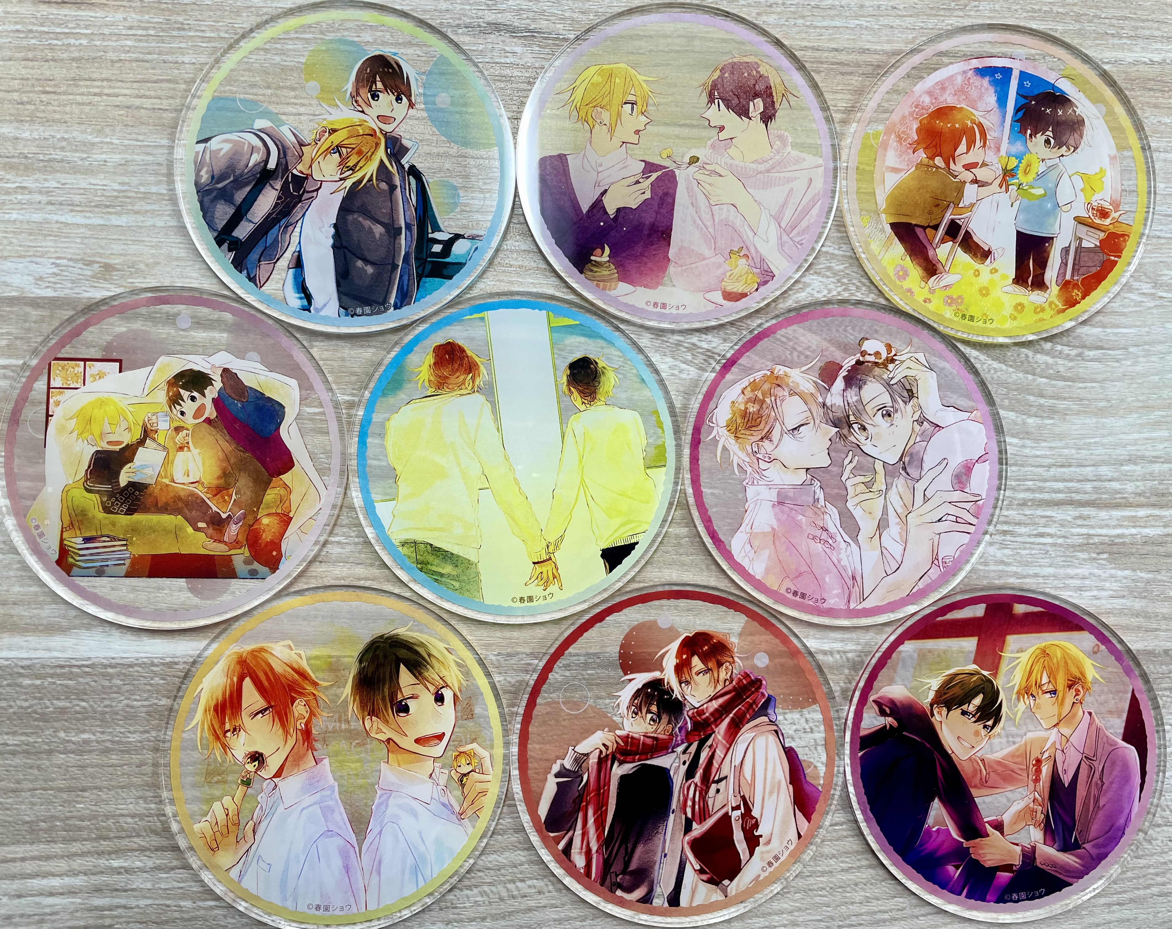 僕の心のヤバいやつ アニメイトカフェ グラッテ アクリルコースター 僕