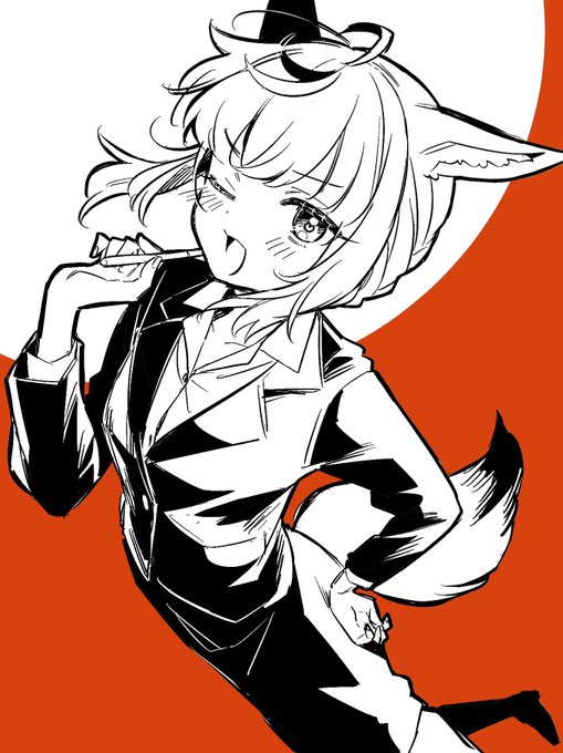 尾丸ポルカ 「🎪#絵まる 」|こう🐈ましろのイラスト