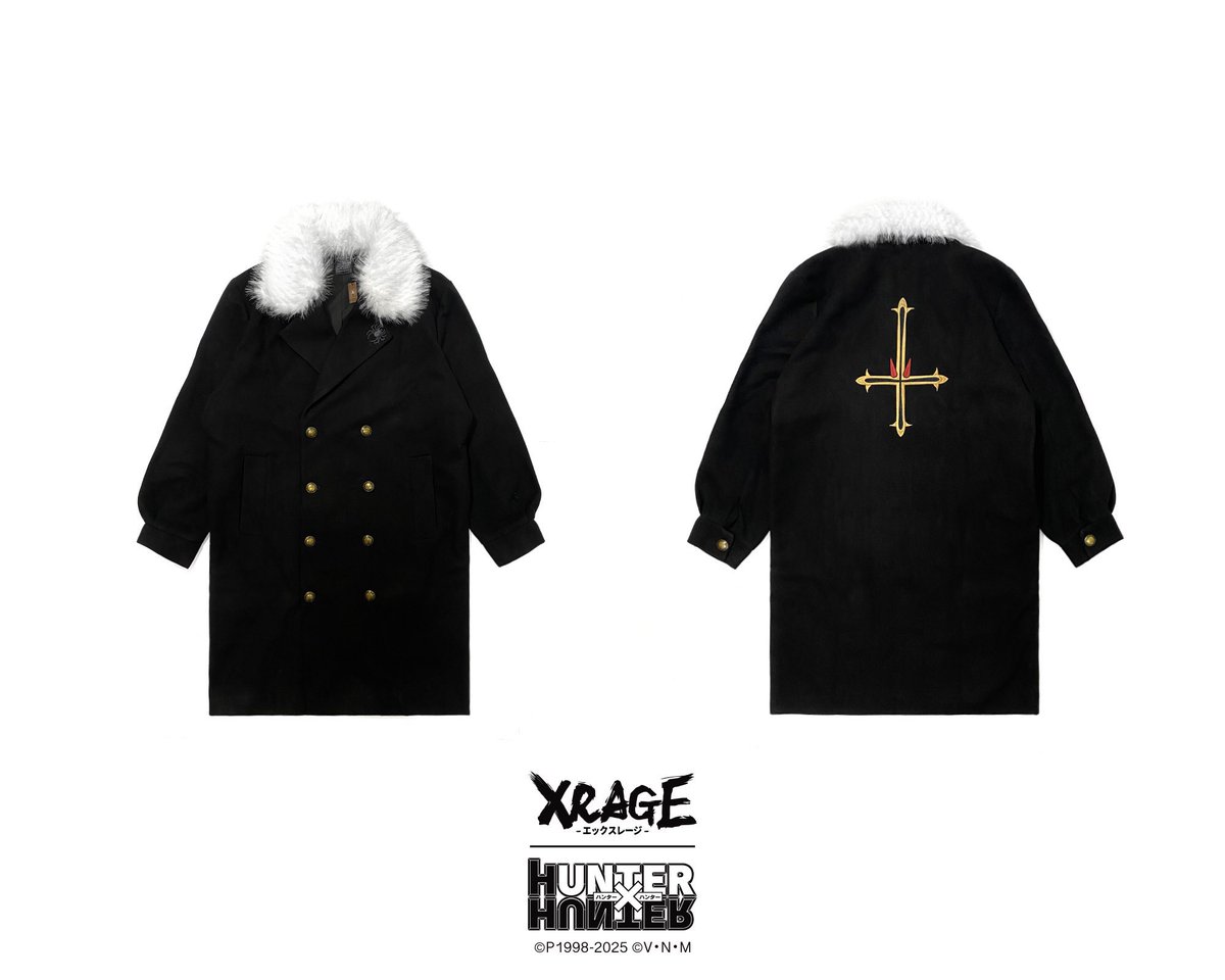 XRAGE HUNTER×HUNTERコラボ ヒソカ ハイネックトップス 2025年最新