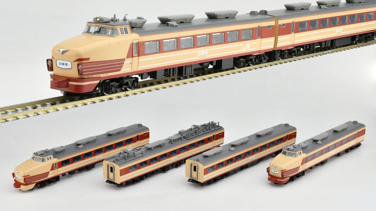 テックステーションオリジナル「JR 485系（勝田電車区・訓練車）セット