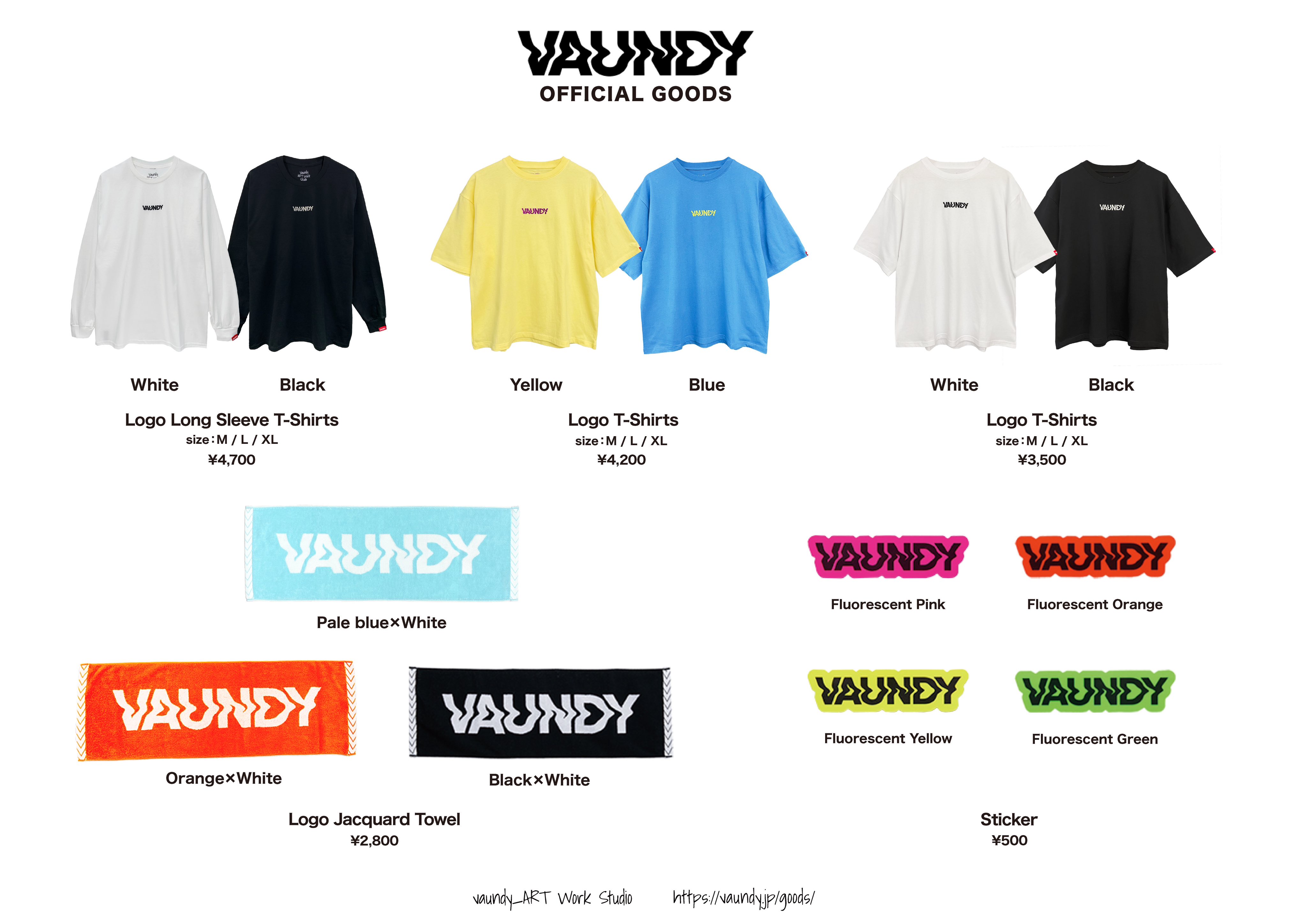 Vaundy Tokyoライブハウス限定グッズ Vaundy Tokyoライブハウス限定