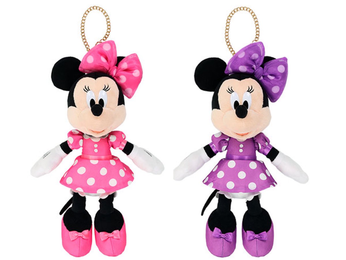 ミニー ぬいぐるみチャーム ピンク ディズニー ぬいぐるみチャーム