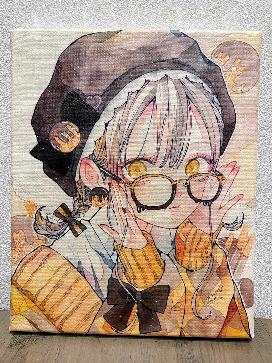 久々にキャンバスプリント発注した！ 私の絵キャンバスにしても