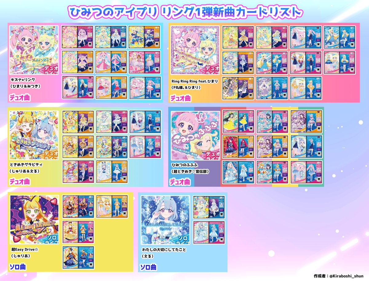 4だん】カードリスト | ひみつのアイプリ | スペシャルサイト | タカラ