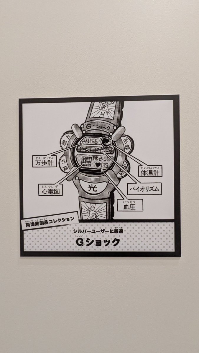 こち亀記念館で発見した、両さんが製作した未来の腕時計「G（ジジイ