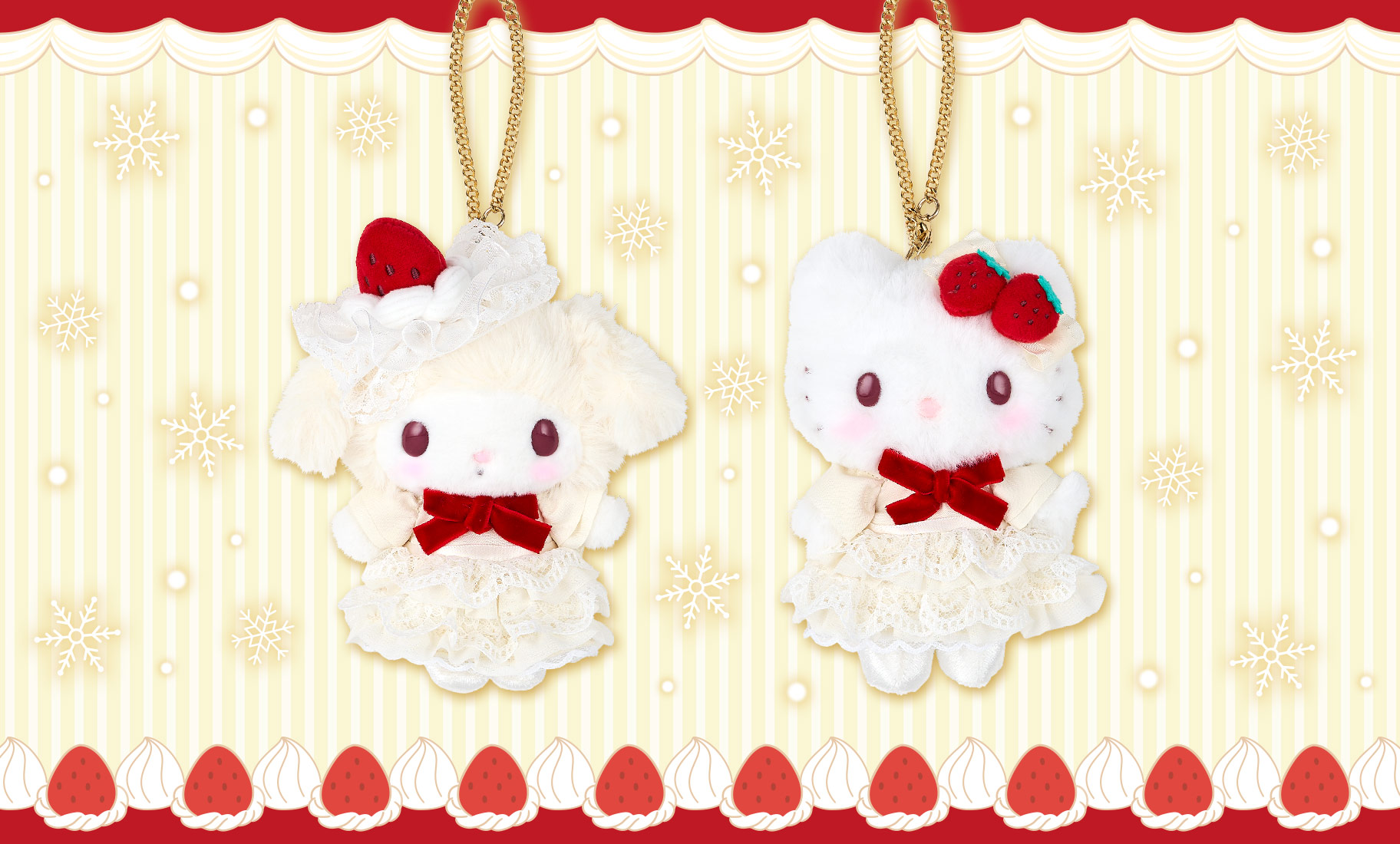 ♡マイメロ ショートケーキ 白猫バレリーナ 真夜中のメロクロ 月夜