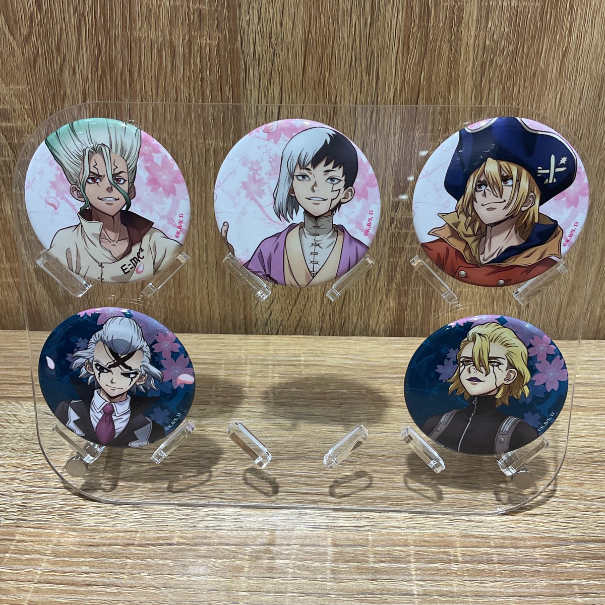 Dr.stone 場面写 缶バッジ2 スタンリー スナイダー 8個 Dr.stone 場面