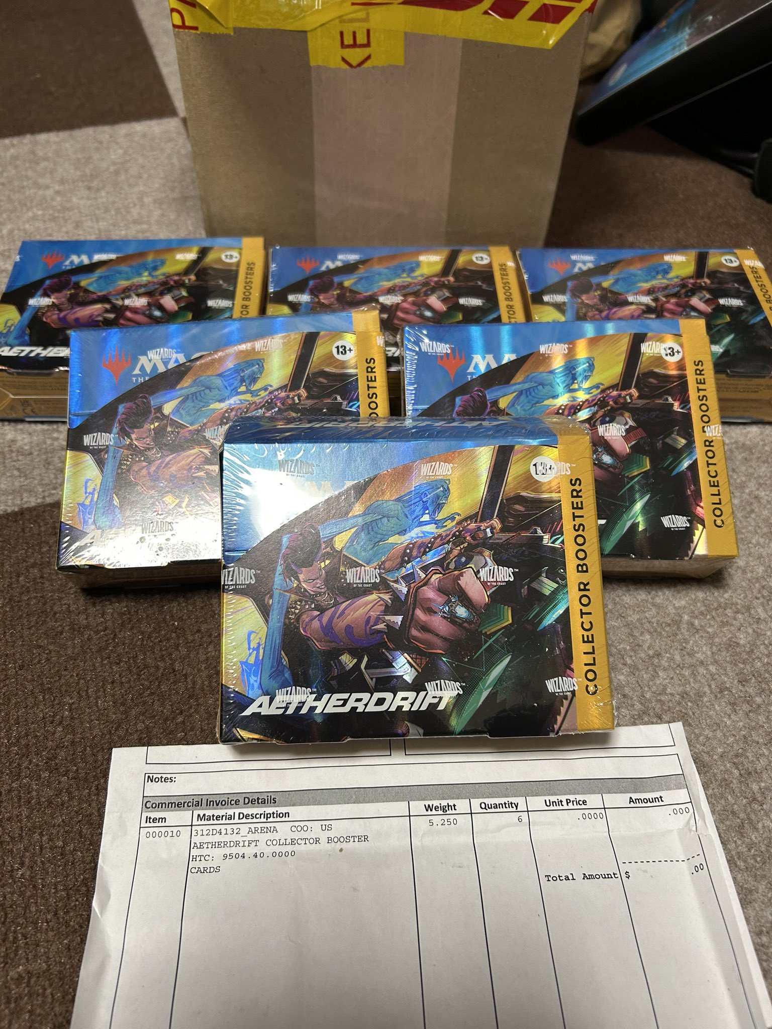 MTG】霊気走破英語コレクターブースター4箱 未開封