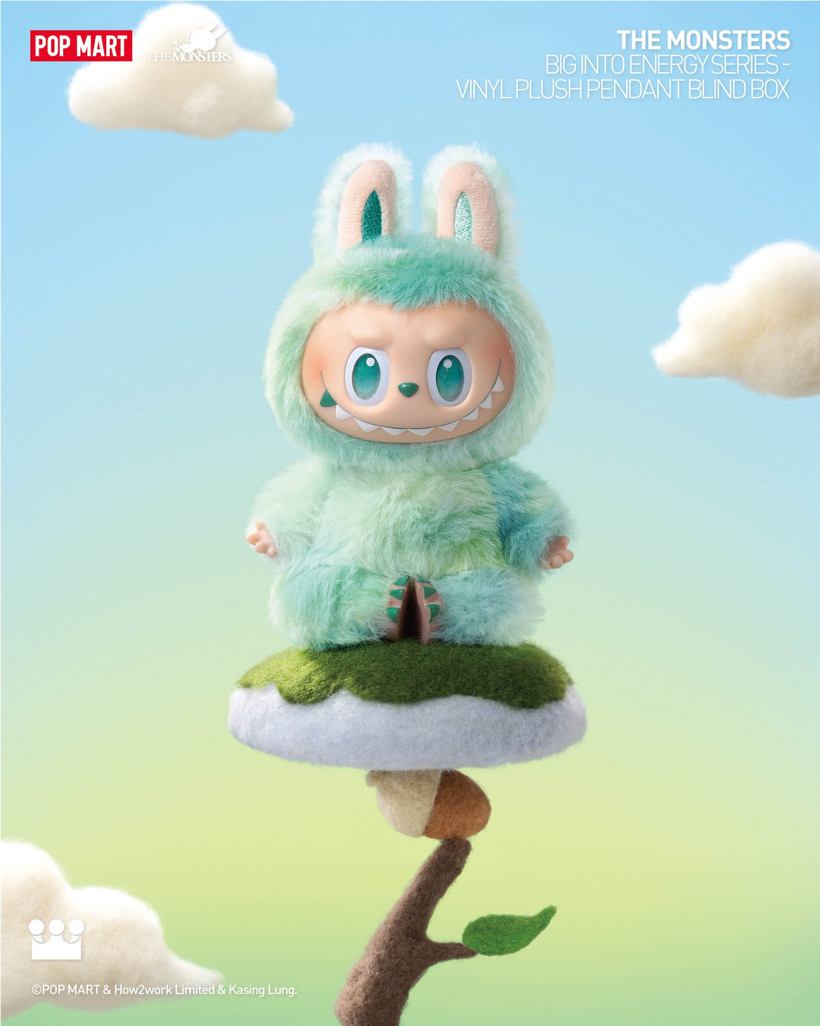 海外限定】 Pop Mart Vinyl Series Energy into Big Monsters The