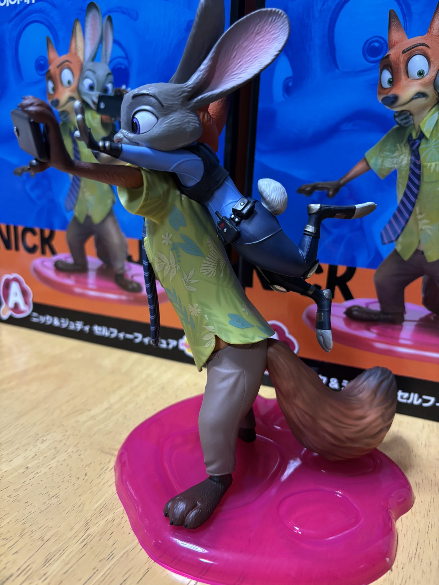 ズートピア 5周年記念 ニック ジュディ フィギュア