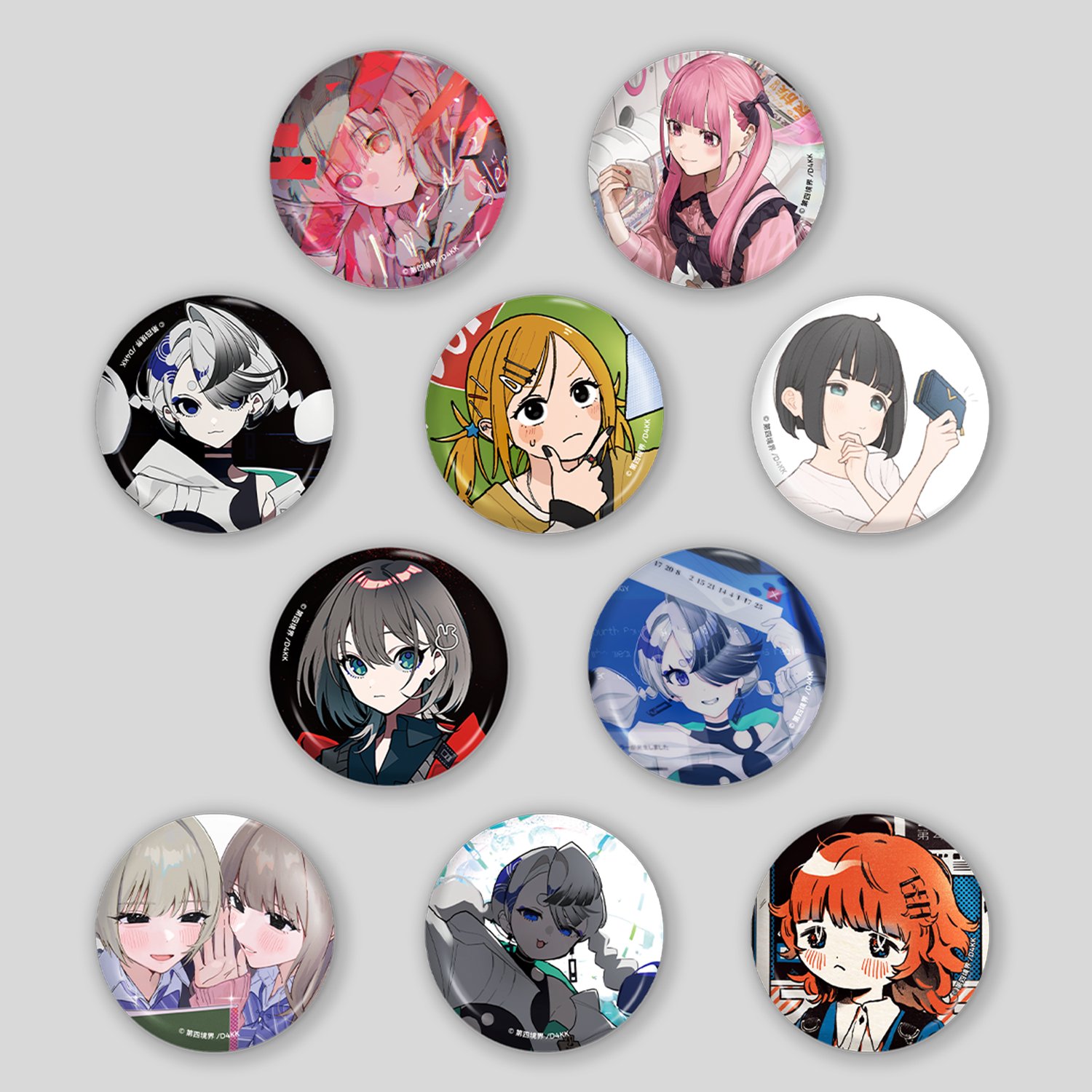 電撃大王 だいおうじ合同キャンペーン 缶バッジ 【公式通販】