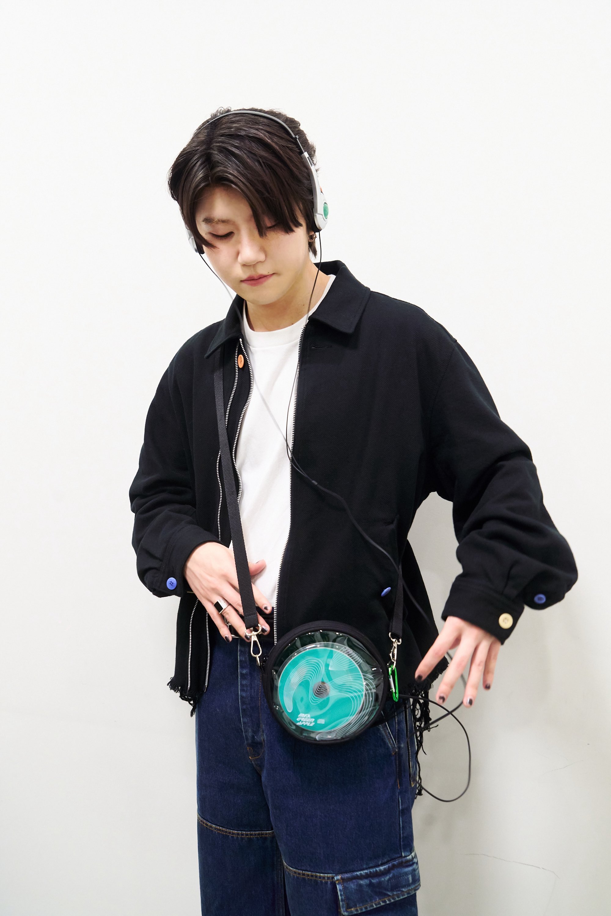 ミセスグリーンアップル ポータブルCDプレイヤー バッグ ヘッドホン