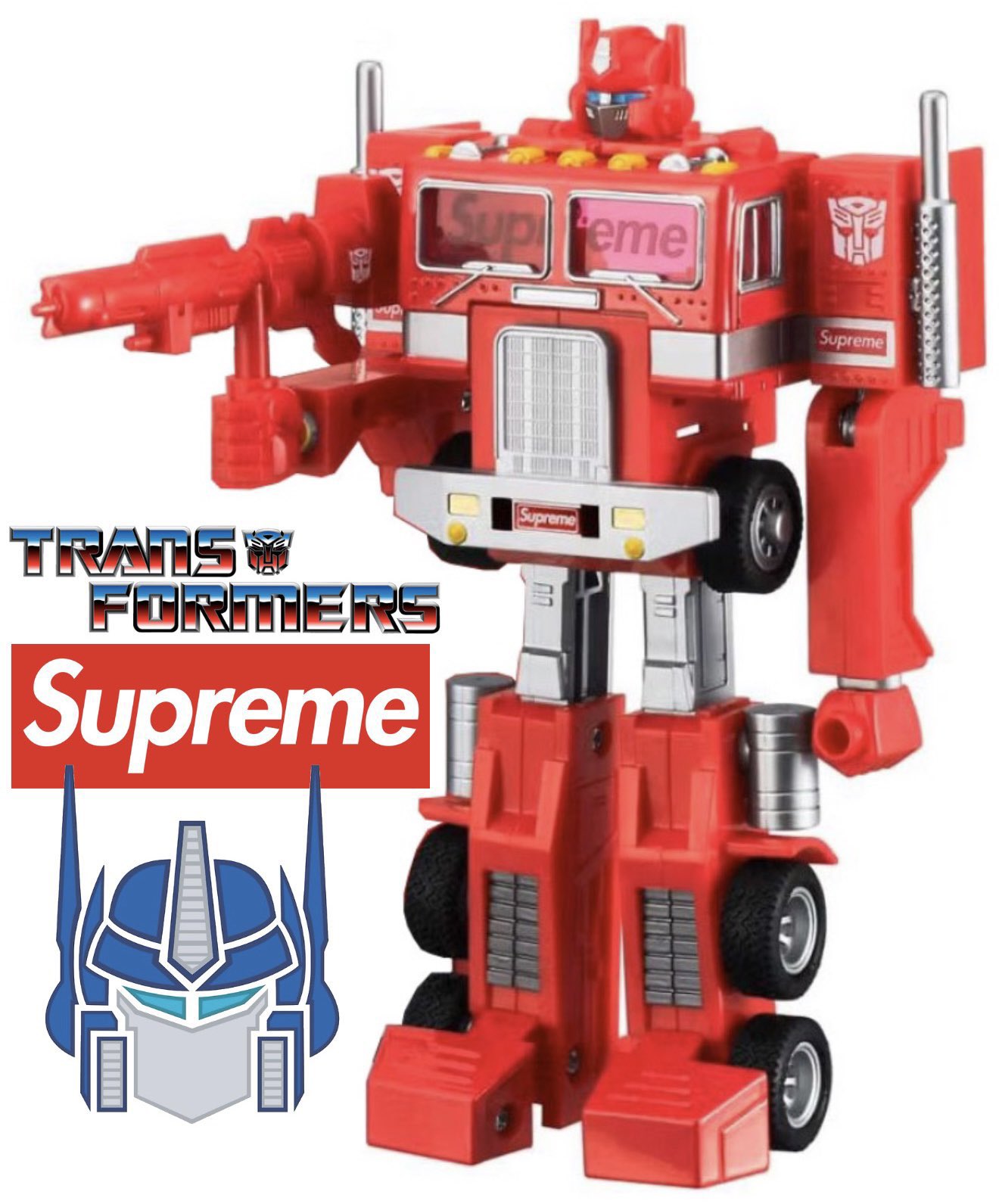 Supreme x Transformers G1 Optimus Figure 特撮 Supreme x