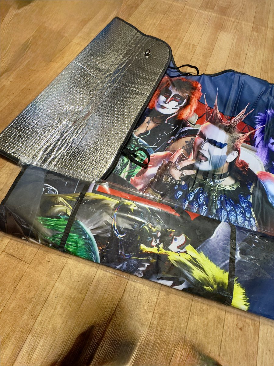 未開封】聖飢魔II 車用サンシェード 未開封】聖飢魔II 車用