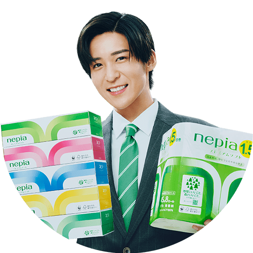 ネピア×目黒蓮 ティッシュケース 目黒蓮ネピアティッシュケース