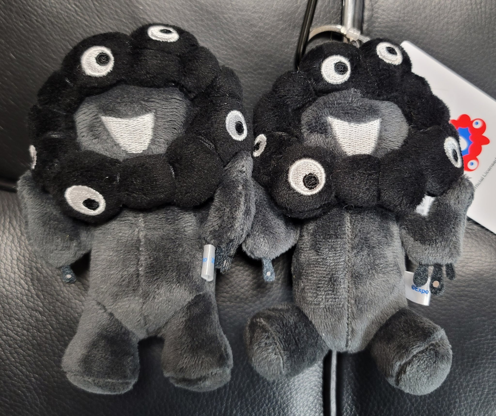 コンプリートセット】万博限定 黒ミャクミャク なりきりキーホルダー 7
