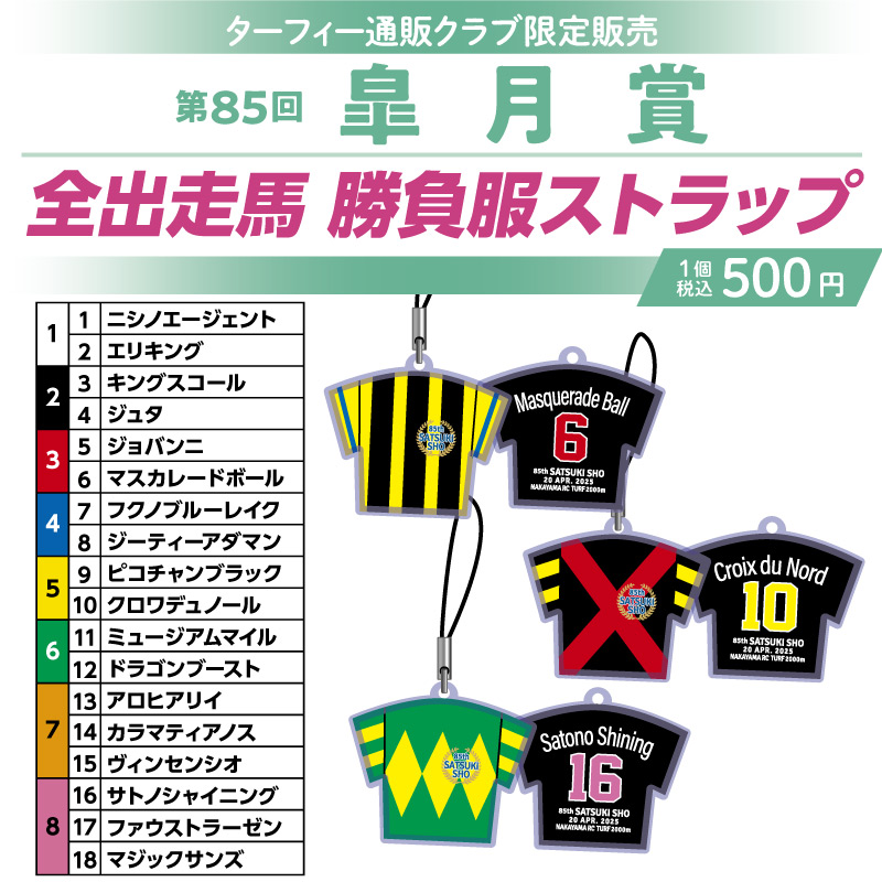 競馬 JRA G1 勝負服ストラップ 550-650円 競馬 JRA G1 勝負服