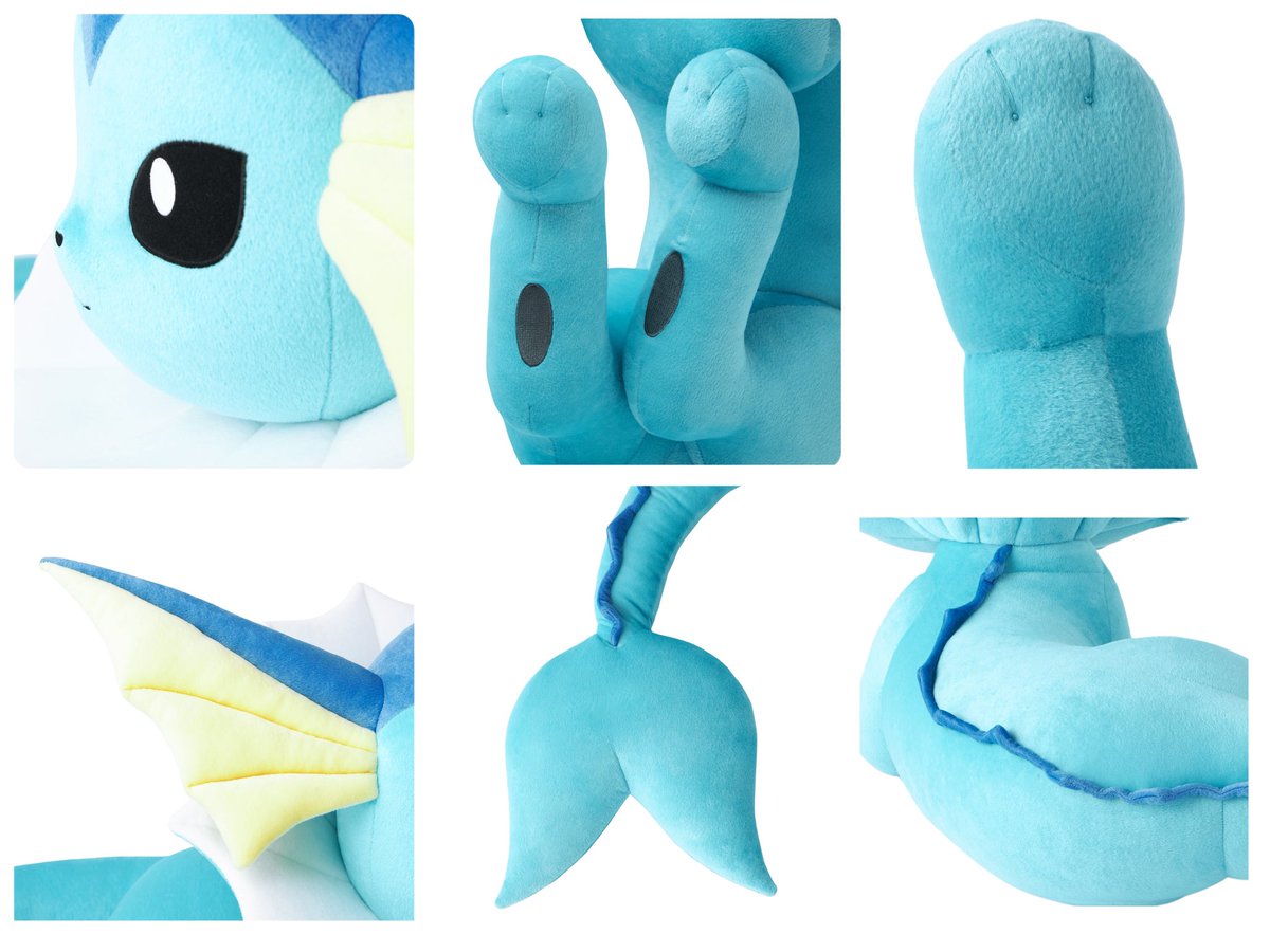 シャワーズ 等身大 ぬいぐるみ 寝そべり ぬいぐるみ 等身大シャワーズ