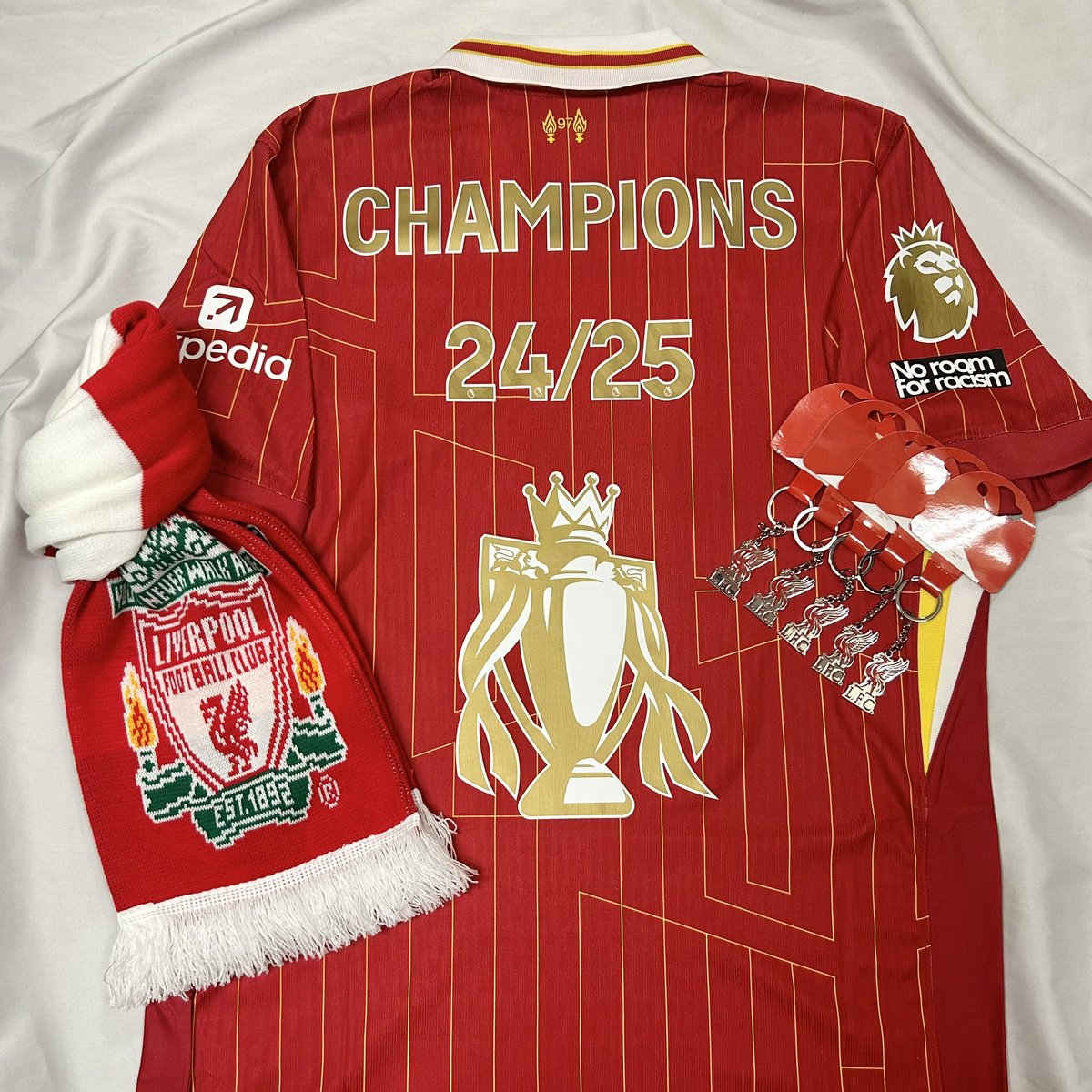 未使用24/25 リヴァプール 優勝記念ユニフォーム Lサイズ 未使用24/25