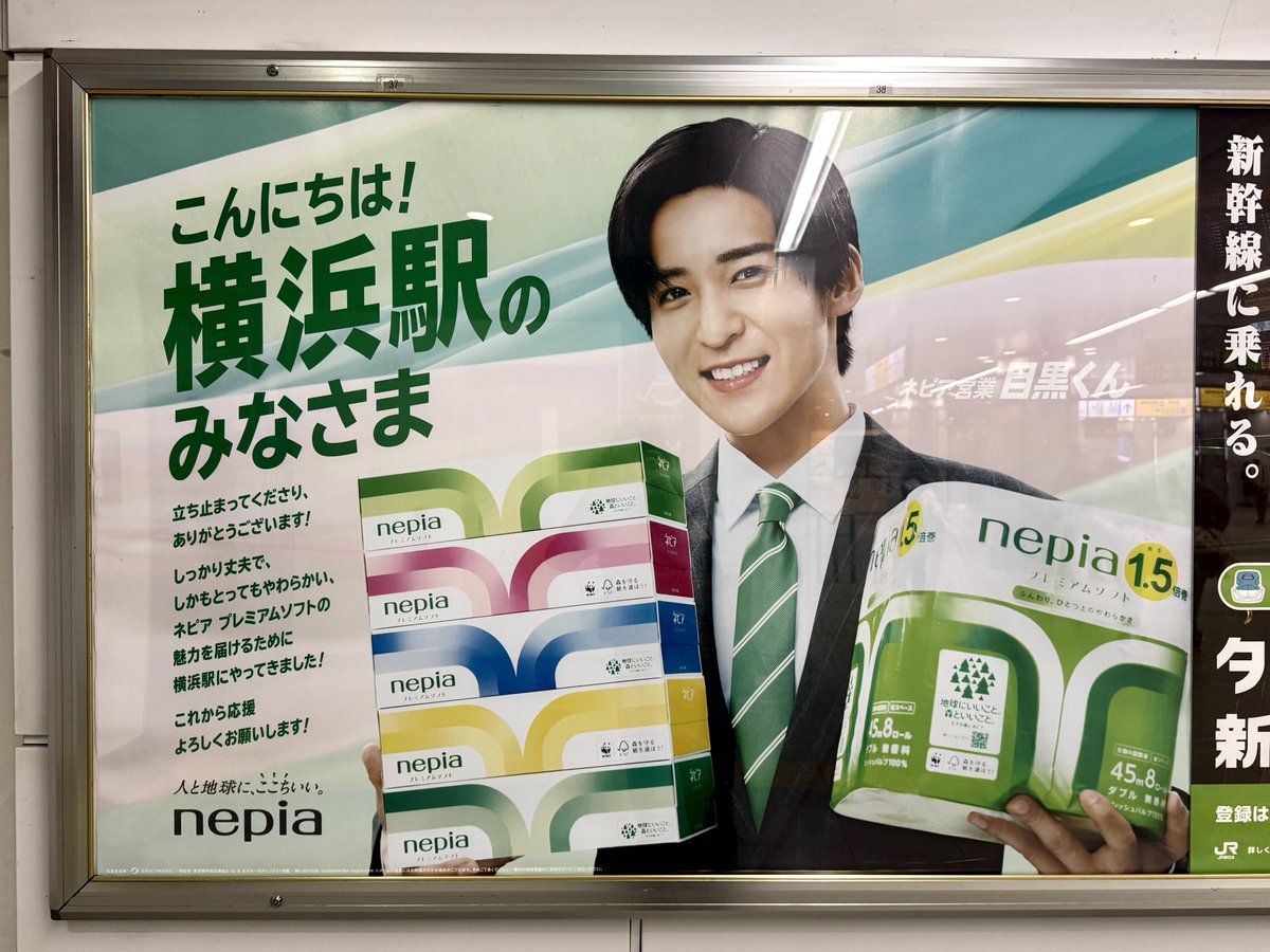 ネピア 目黒蓮 ティッシュケース Man 非売品 めめ 目黒蓮×ネピア