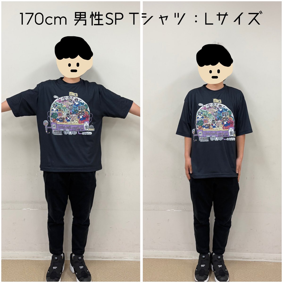 Little Glee Monster ツアーグッズ 男性スタッフが着用してみました