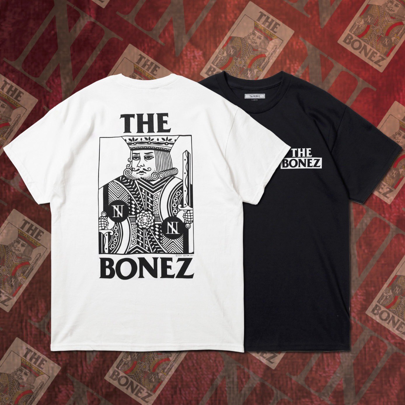 ミュージシャン KING THE BONEZ with SHO WATANABE Tee ミュージシャン