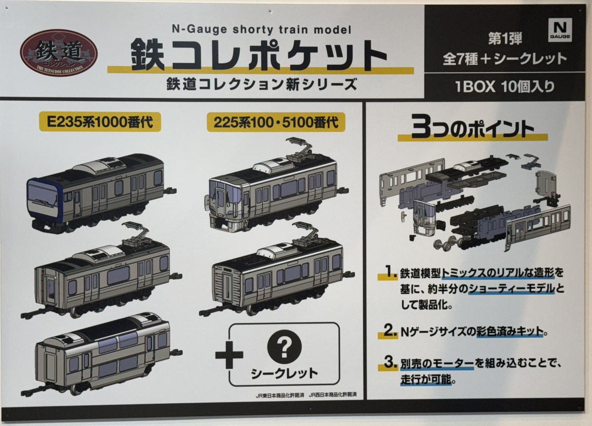 鉄コレポケット 225系100番台 4両セット シークレット 鉄コレポケット第1
