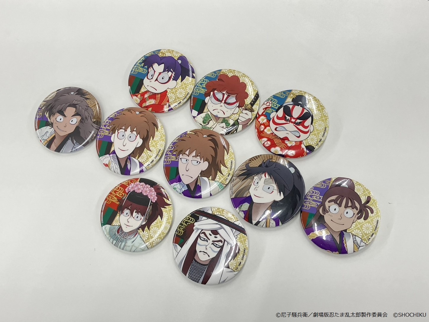 忍たま乱太郎 ドクタケ忍者隊最強の軍師 缶バッジセット 100個 劇場版
