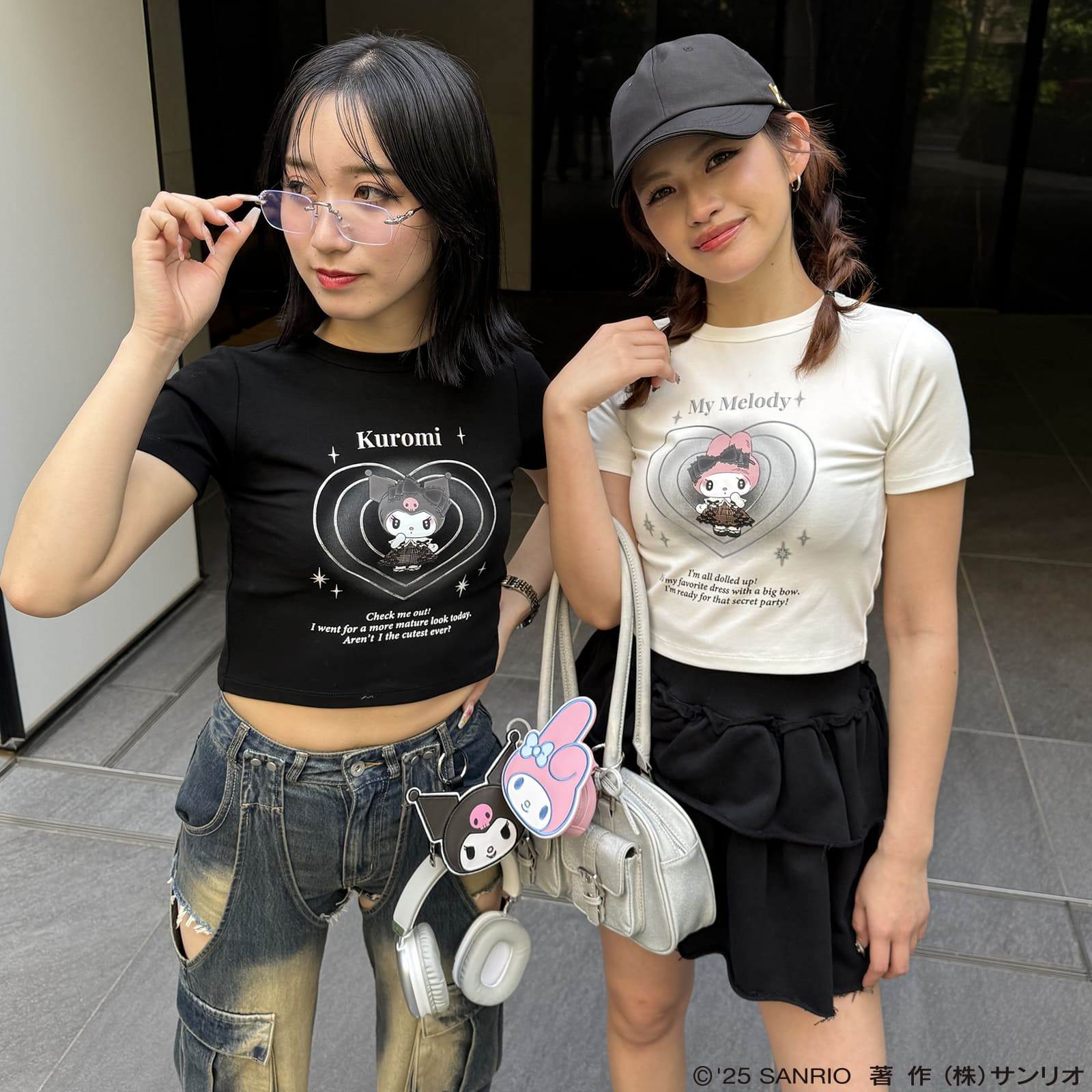 seventeen sanrio サンリオ コラボ Tシャツ ポーチ seventeen sanrio