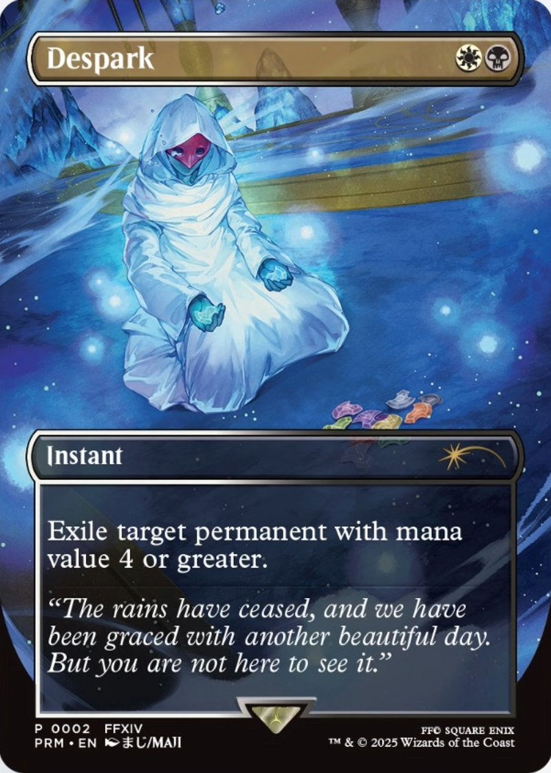 灯の燼滅 foil FFコマンダーパーティープロモ foil版】mtg×ff Despark 灯