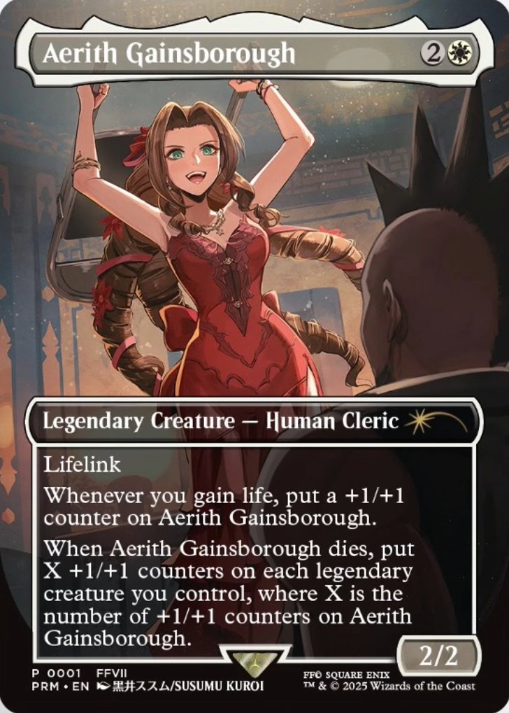 エアリス•ゲインズブール プロモ FF ファイナル・ファンタジー MTG MTG