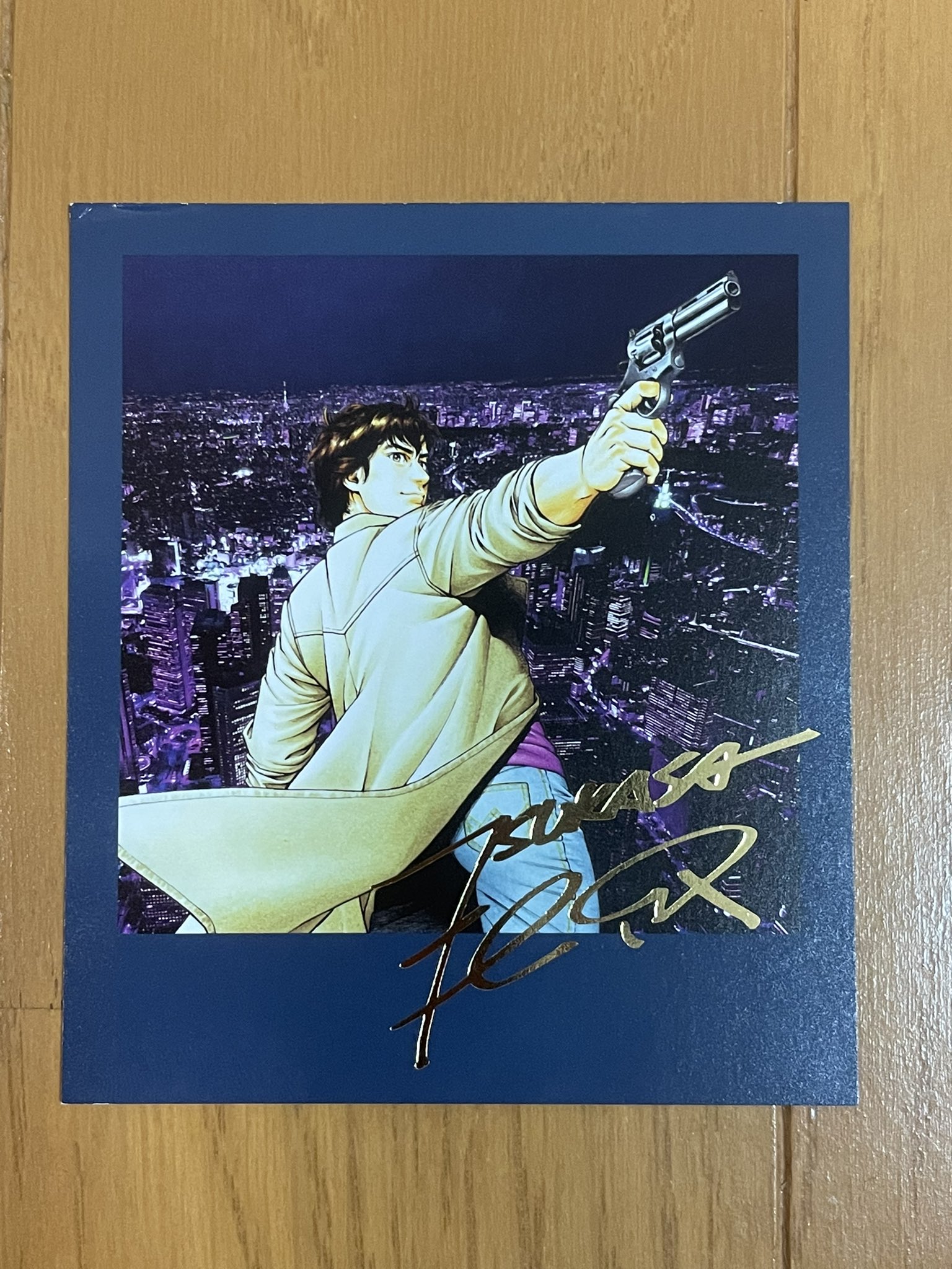 シティーハンター 40周年記念 フォト風カードコレクション 缶バッジ