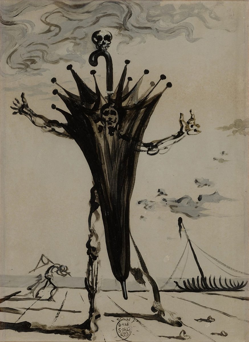 サルバドール・ダリ 「ダリの馬」より、CALIGULA 銀製 Profile of Time