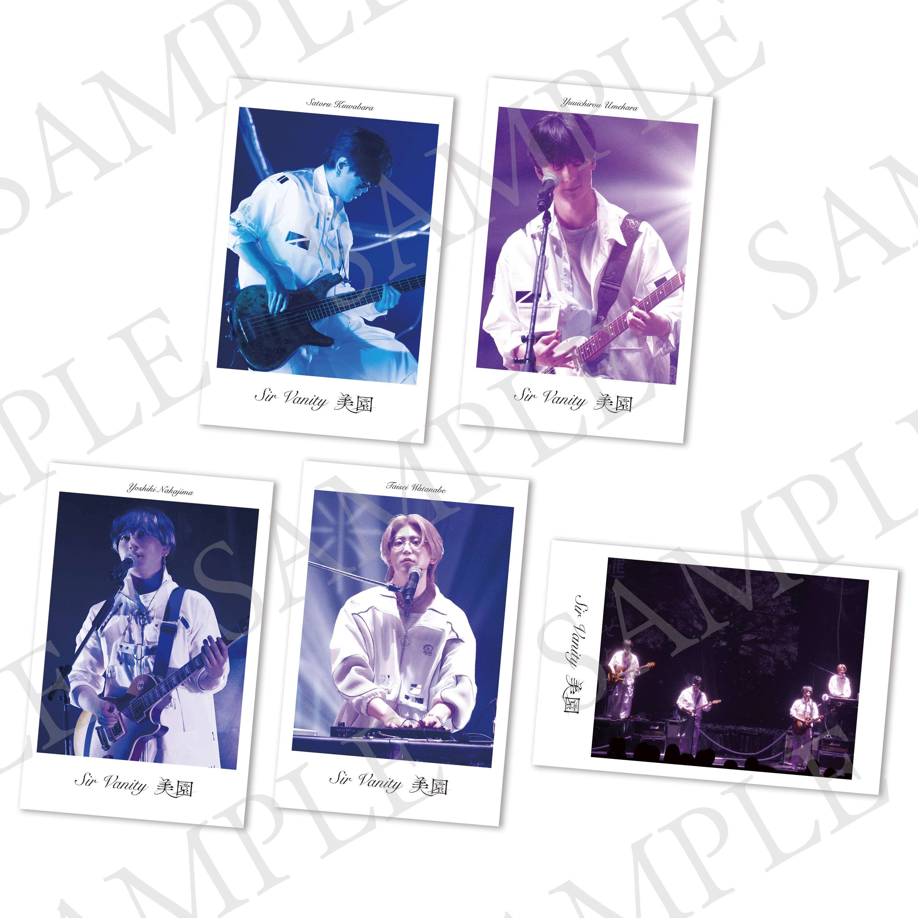 Sir Vanity Latitude 未開封 梅原裕一郎 ブロマイド チェキ 【公式通販】