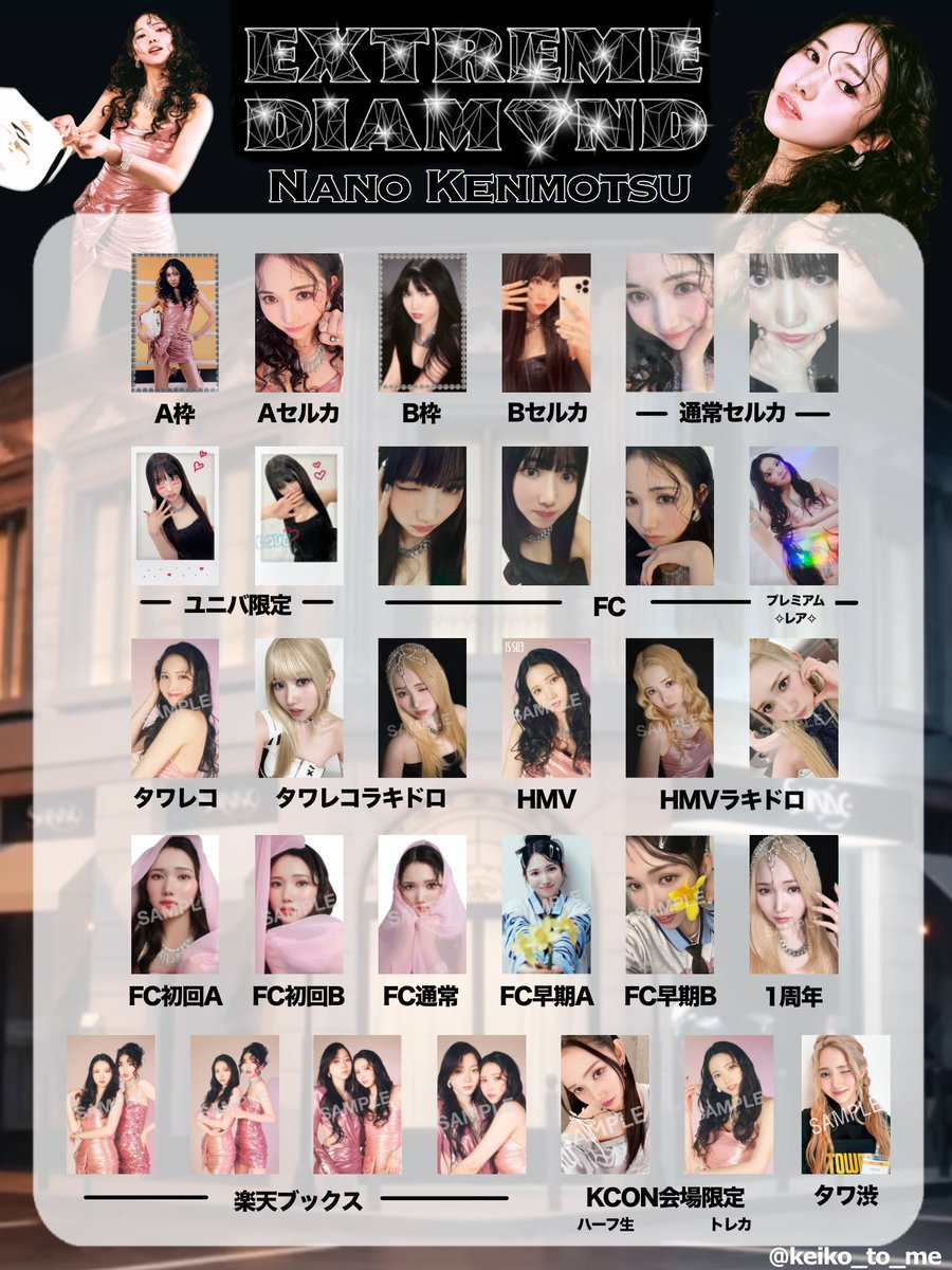 ✨IS:SUE EXTREME DIAMOND トレカ一覧✨️ ・ IS:SUEの3rd シングルの