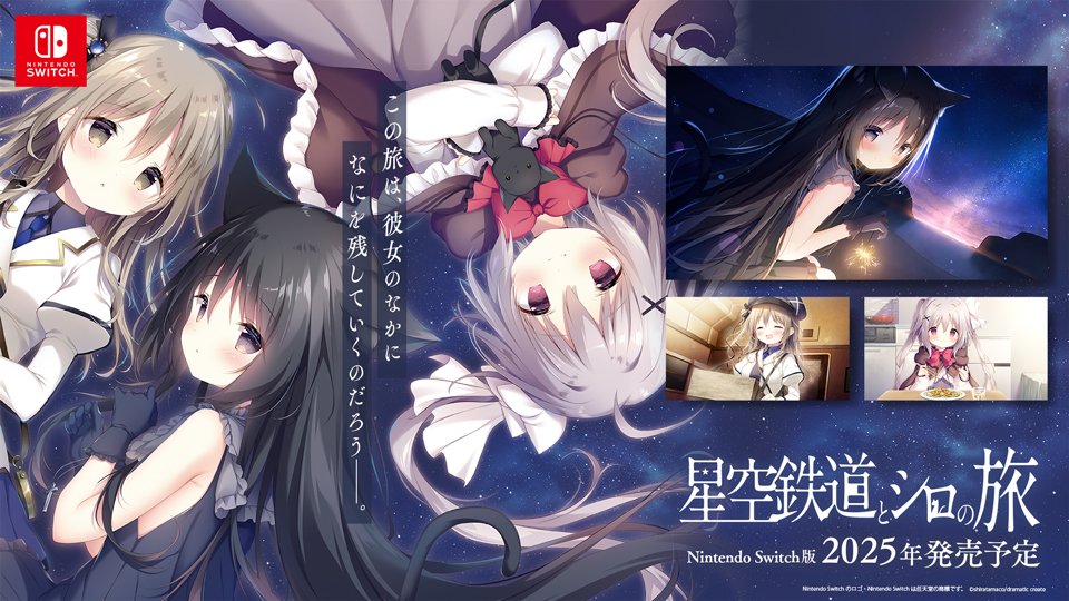 星空鉄道とシロの旅 星シロ ねり ミニアートグラフ しらたまこ