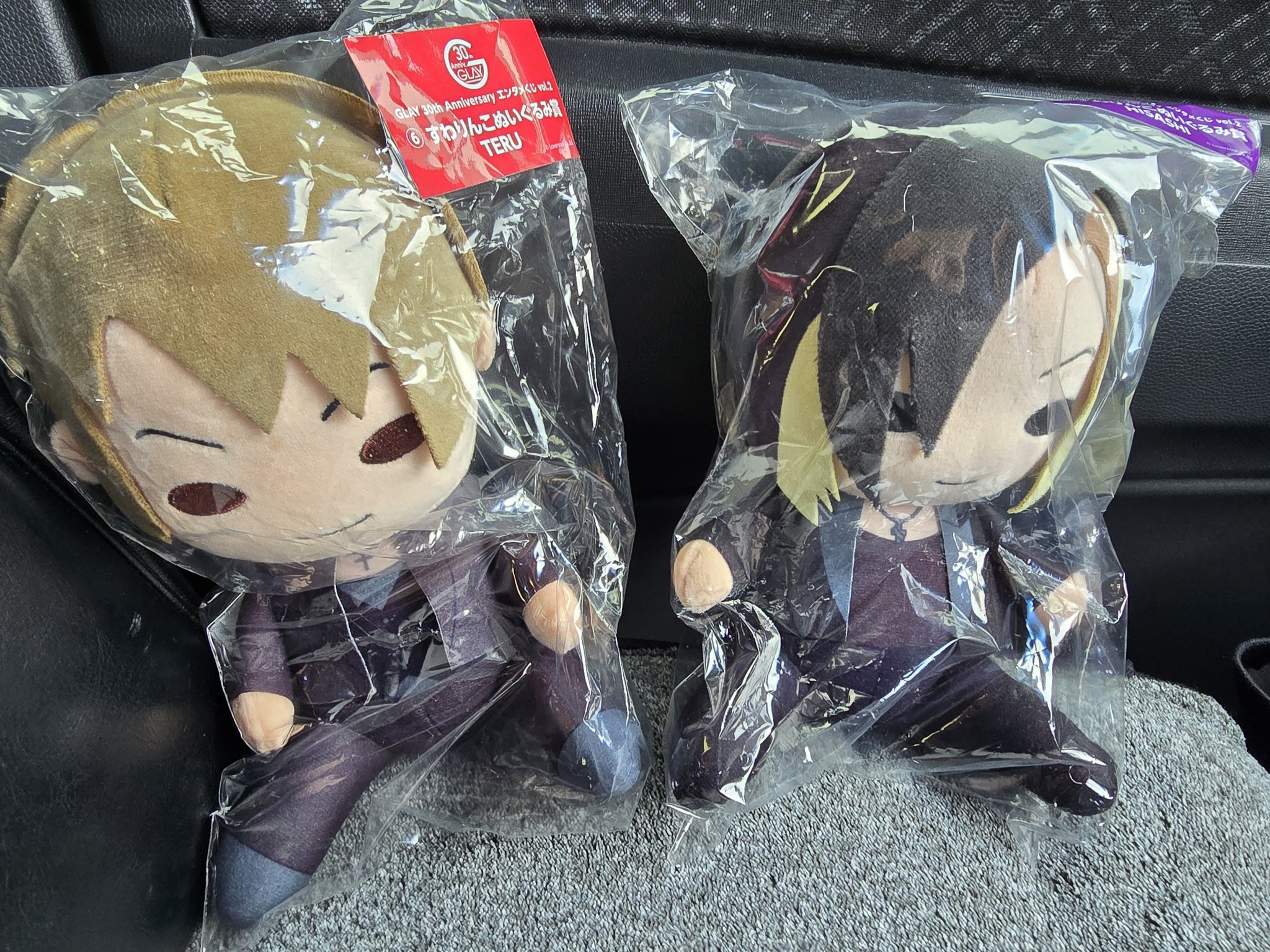 GLAY ぬいぐるみ セット JIRO HISASHI 30周年 エンタメくじ GLAY