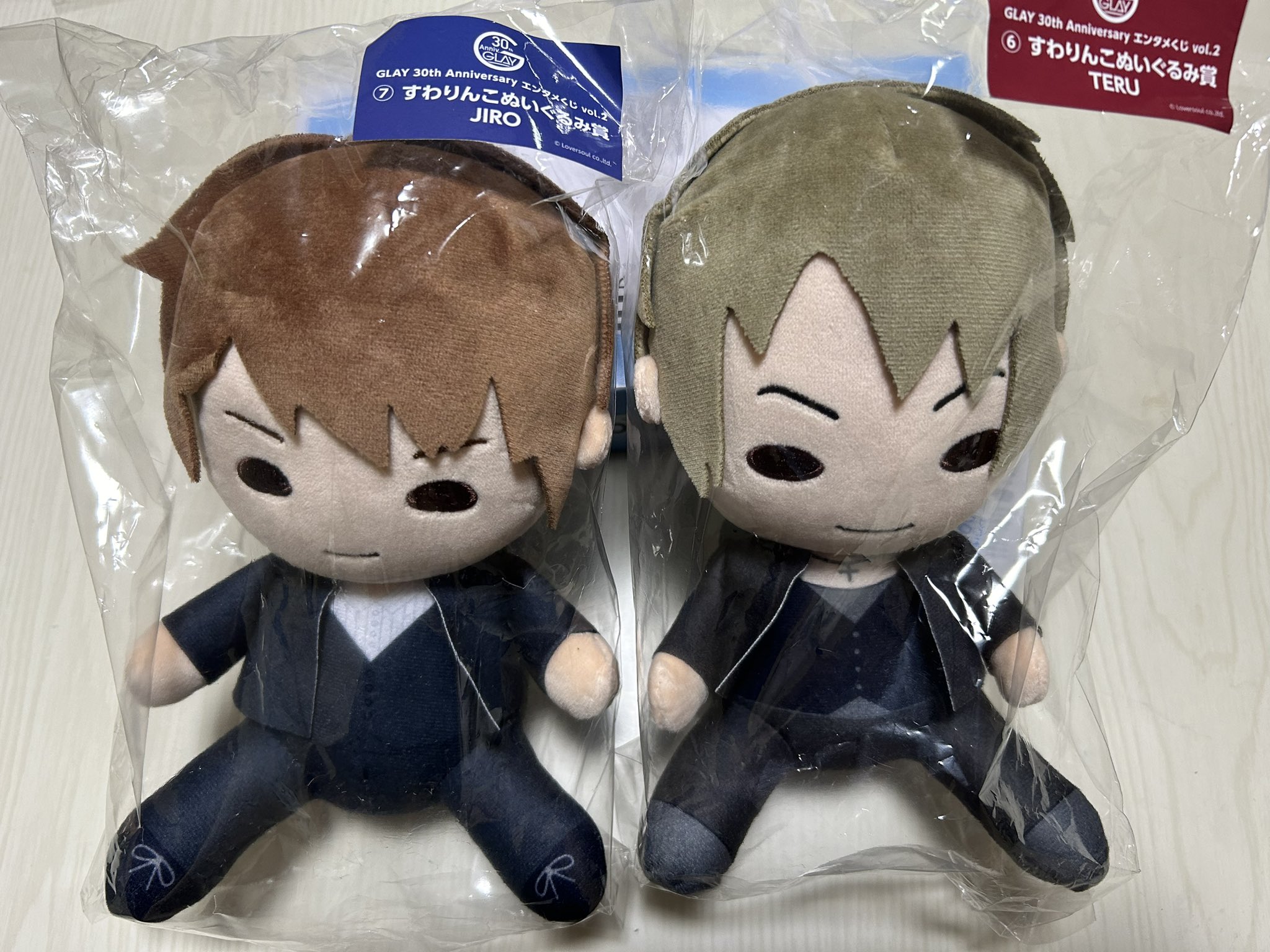 GLAY エンタメくじ すわりんこぬいぐるみ GLAY エンタメくじ すわ