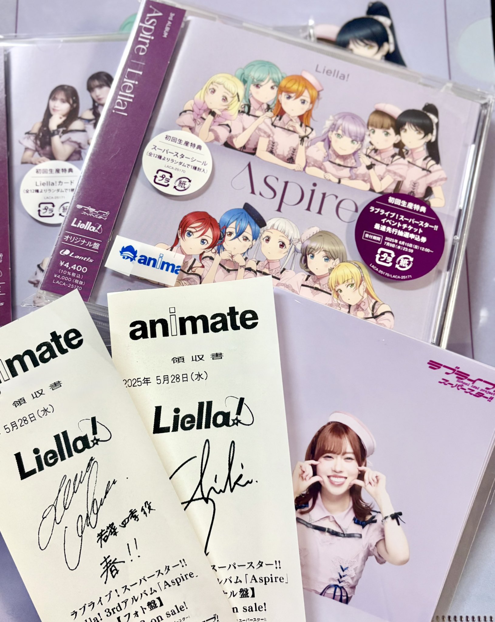 坂倉花 直筆サイン入りカード ラブライブ スーパースター Liella 坂倉