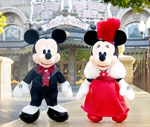 BBB 白タキシードミッキーミニー ぬいぐるみ セット ビッグバンド