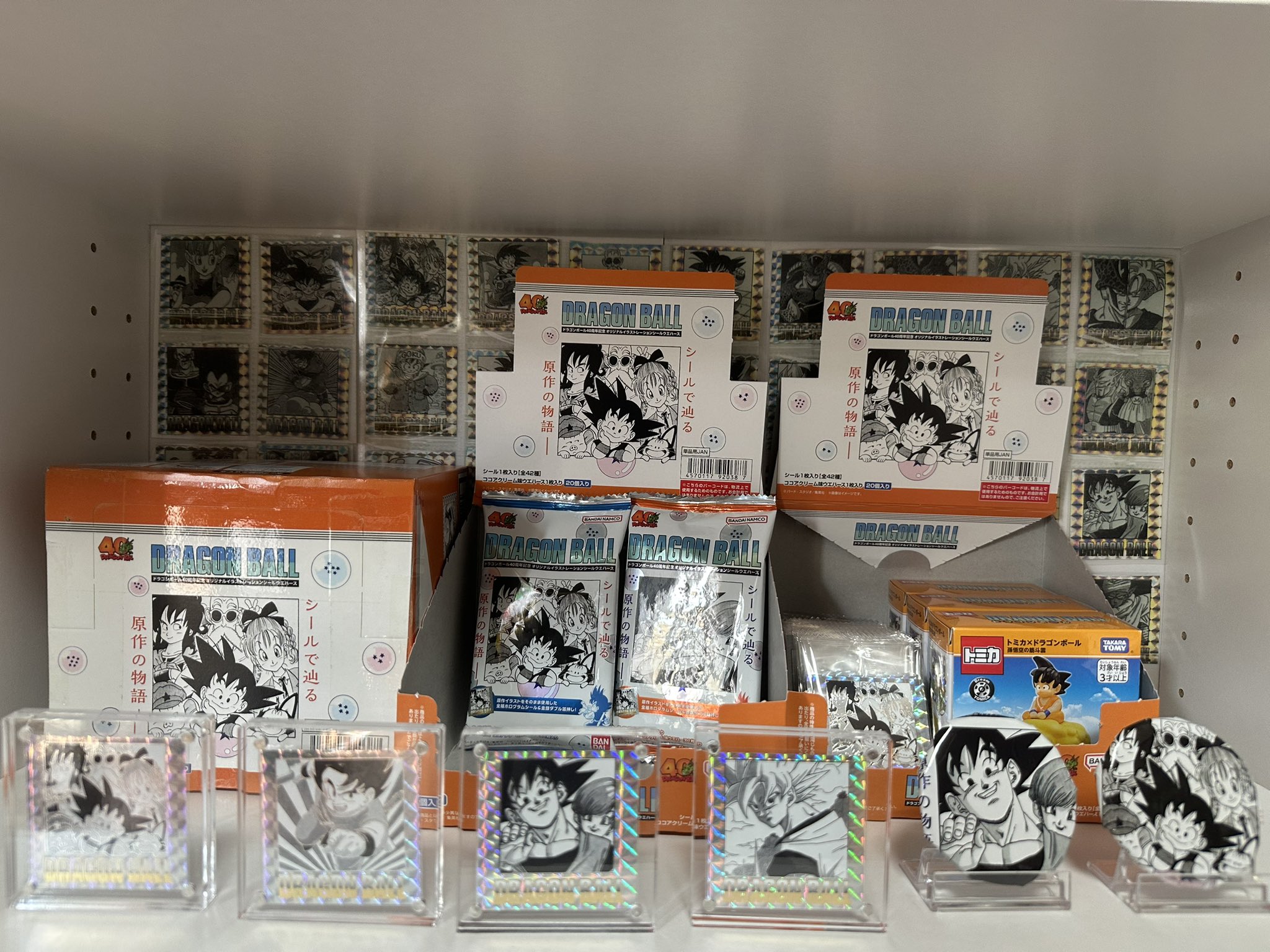 ドラゴンボール 40周年記念 シールウエハース 全42種 コンプ