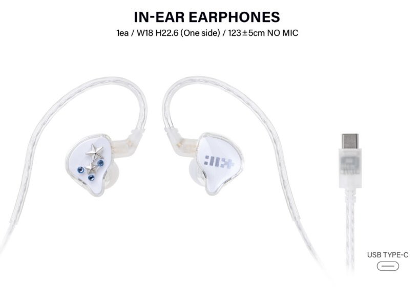 ILLIT アイリット イヤモニ風 イヤホン ILLIT、イヤモニ風イヤホン発売