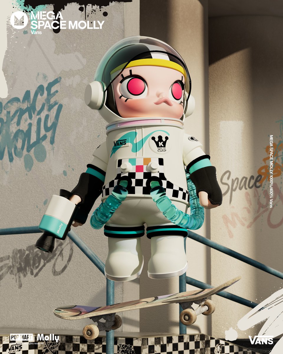 Come with MEGA SPACE MOLLY and Vans to unlock limitless street
