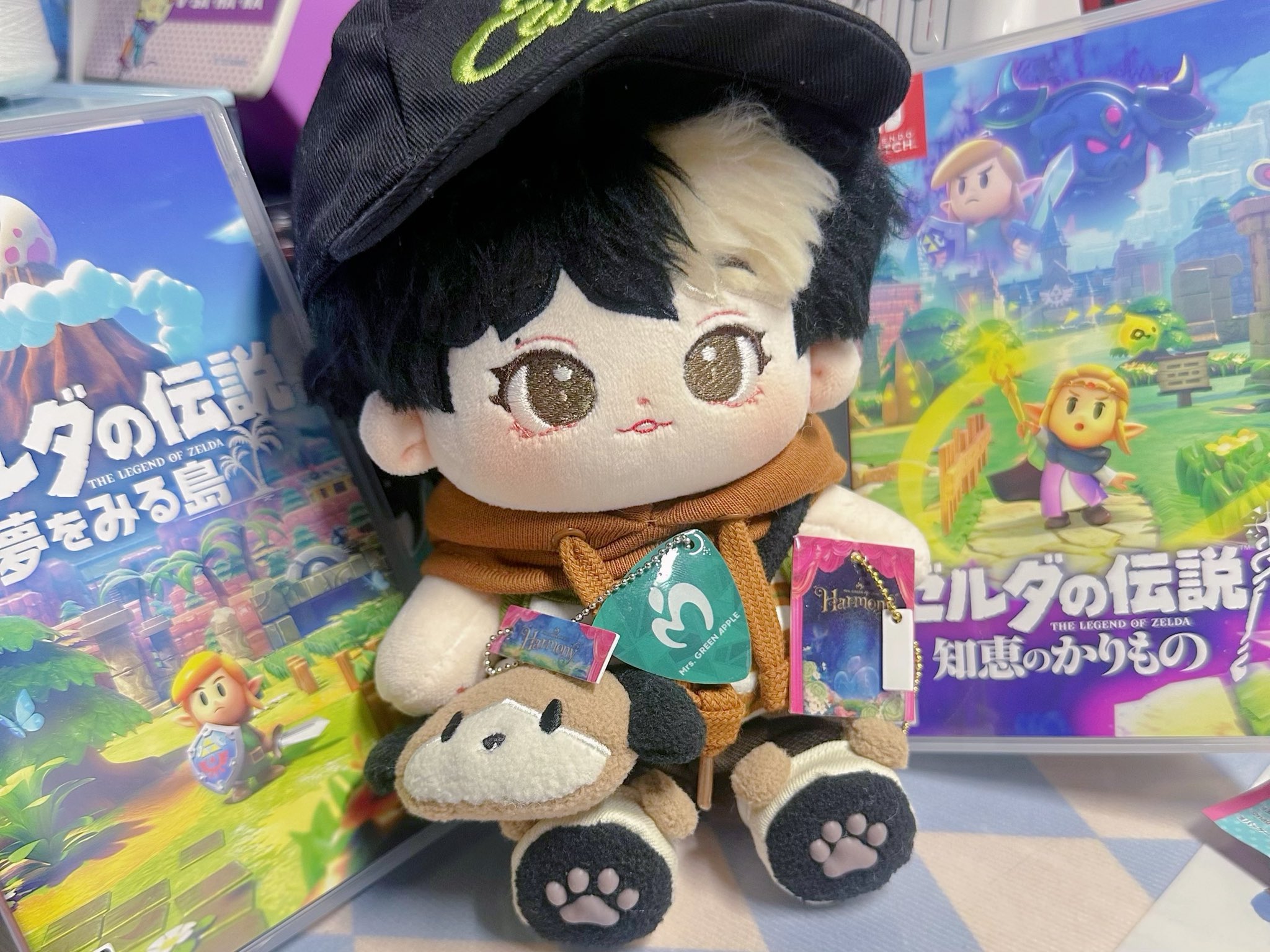 メルル ぬいぐるみキーホルダー2個セット ミセス ミセスグリーン