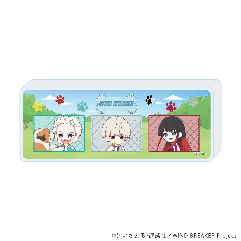 2026年3月発売「WIND BREAKER」犬ver.グッズ ミニアクリルブロック 犬