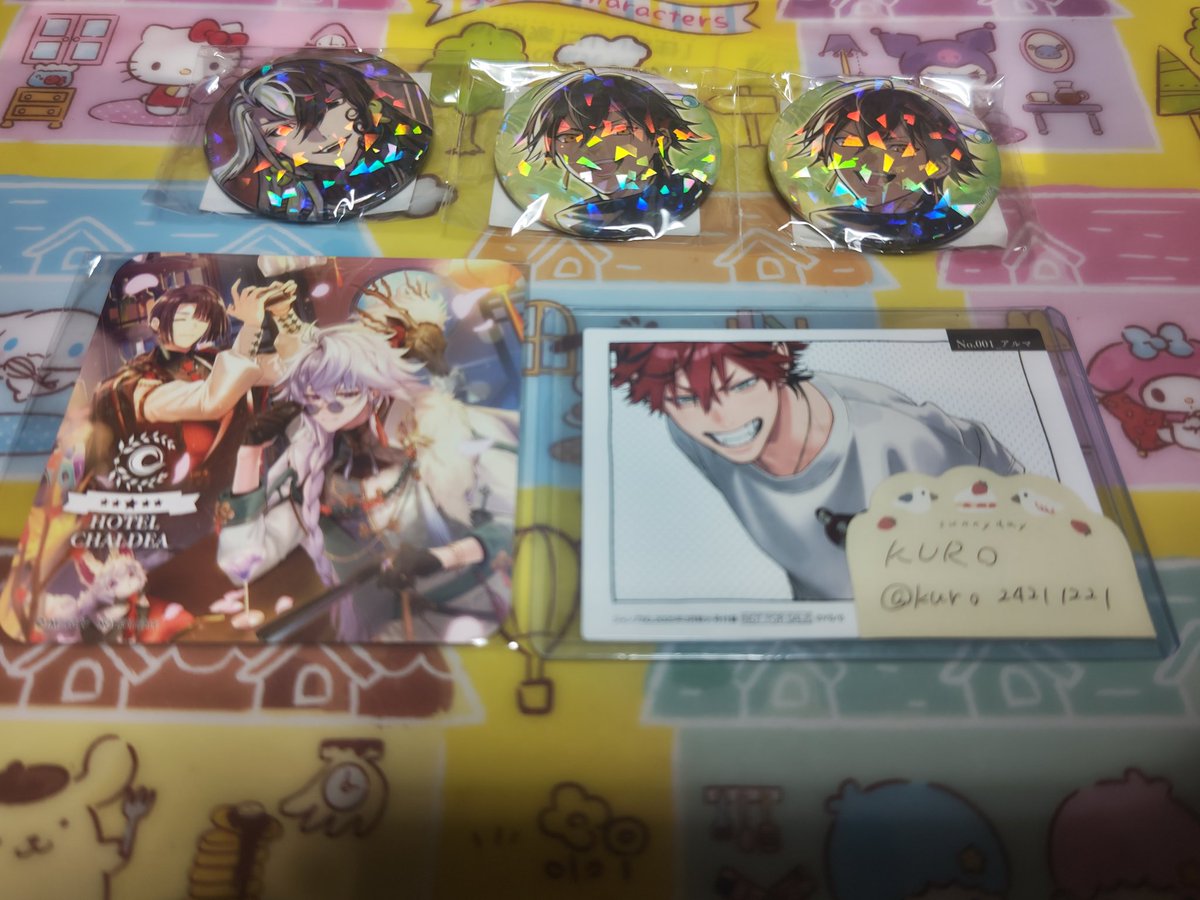 FGO ホテルカルデア カプセルトイ 缶バッジ マーリン 10点 FGO ホテル