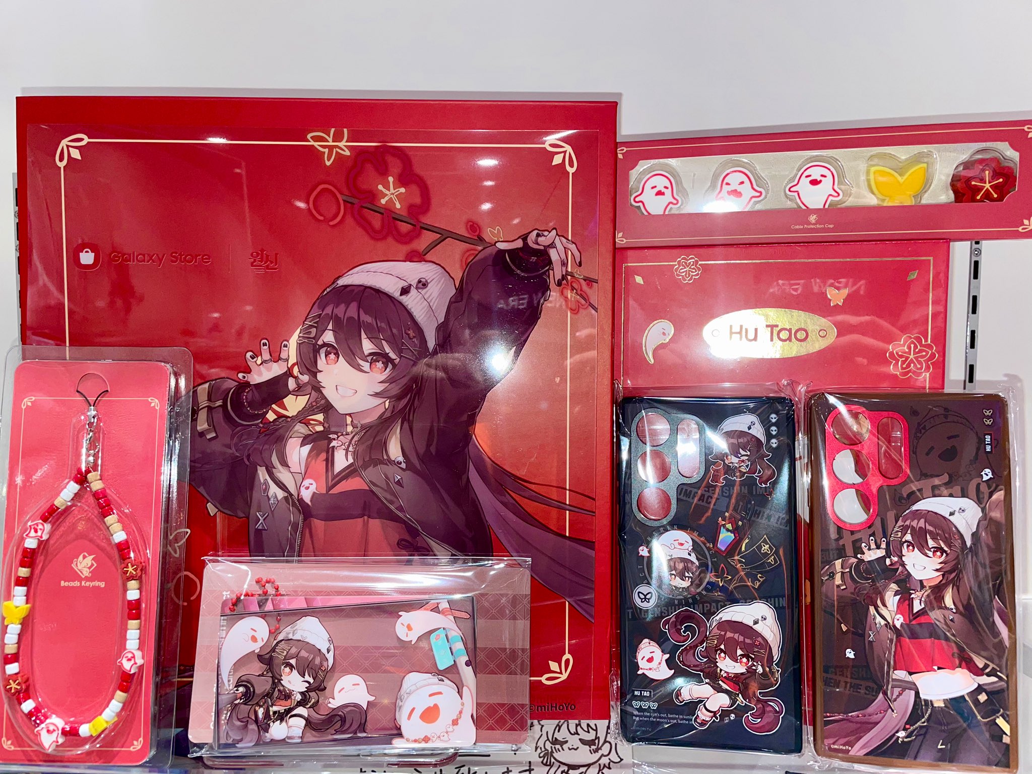 原神】Galaxy S24 Ultraコラボコレボセット胡桃 【中身未開封・未使用